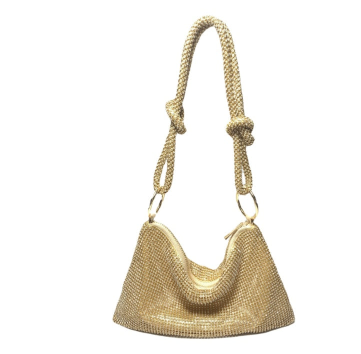 Sac tendance en strass polyvalent, décontracté et simple.