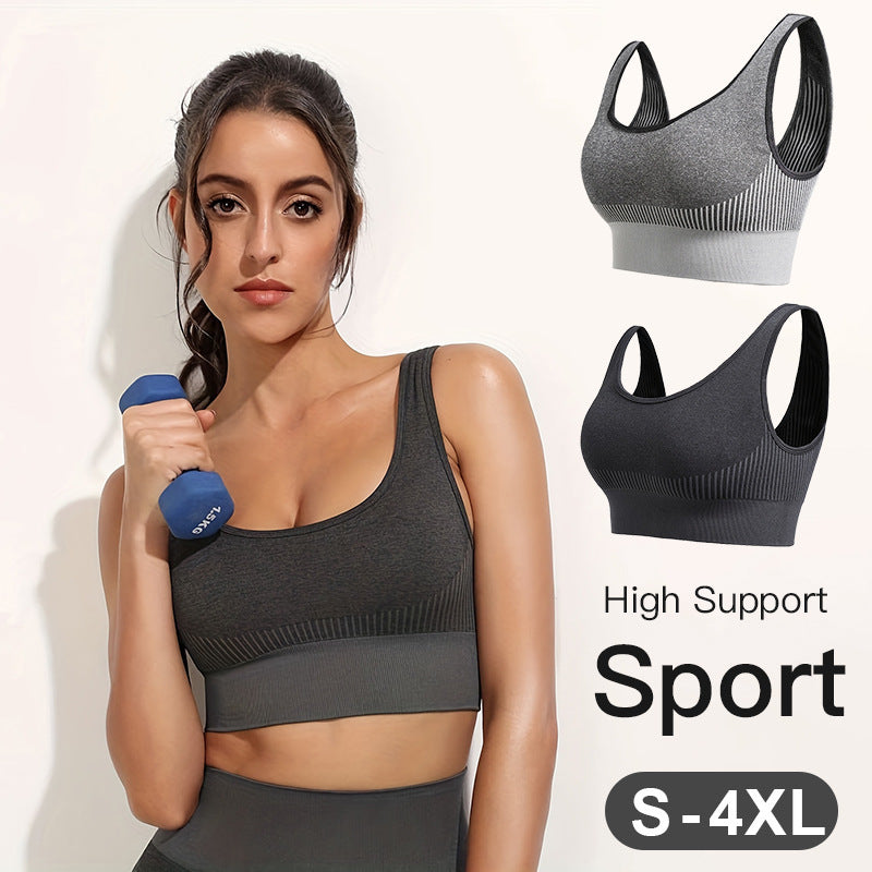 Soutien-gorge de sport haute résistance, résistant aux chocs, grande taille, séchage rapide