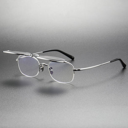 Flip Glasses Fashion Retro Can Be Equipped With Myopia Sunglasses