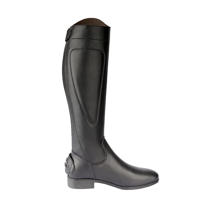 Fournitures de bottes équestres en peau de vache noire