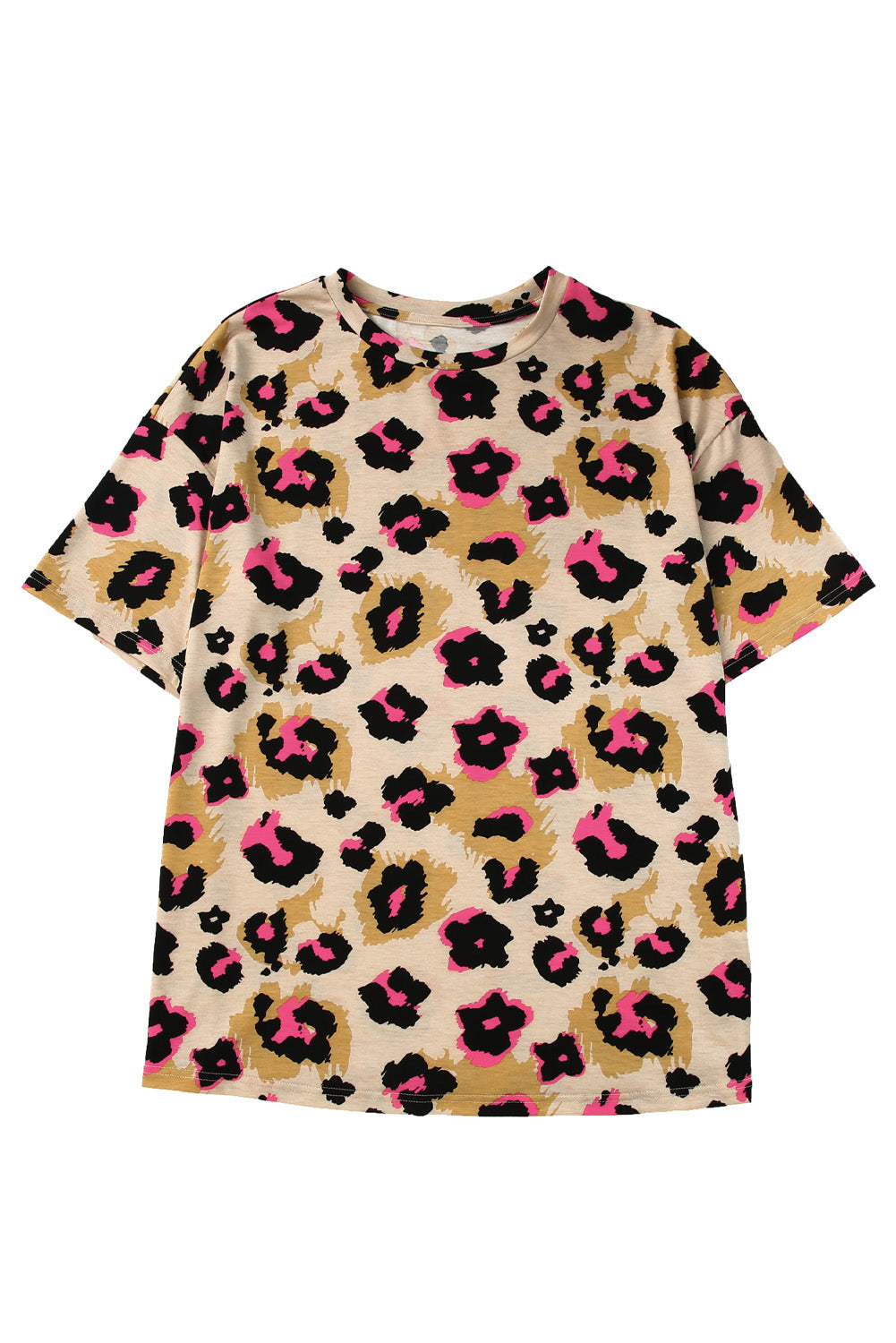 Boyfriend Leopard Print Loose T Shirt