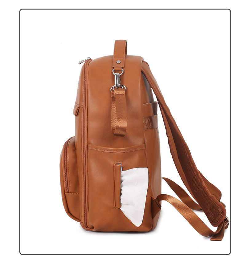 Simple Women's Backpack Leisure Travel Tassel Solid