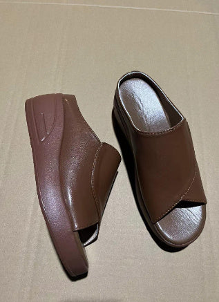 Sandales d'été augmentant la taille pour femmes, mode coréenne