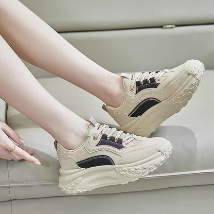 Thick Bottom Casual Women's Sports Shoes