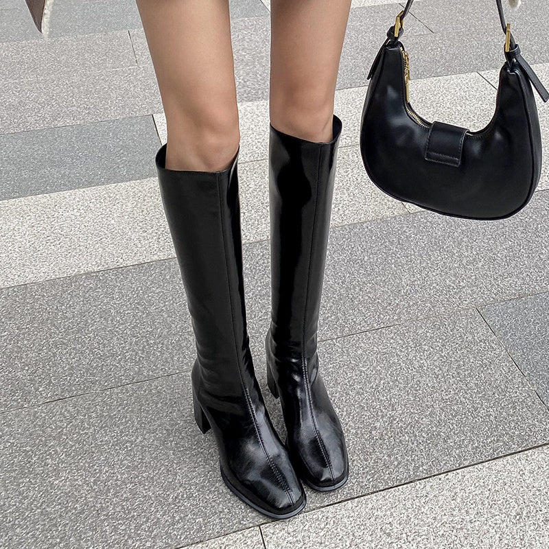 Women's Simple All Match Genuine Leather Boots