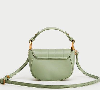 Women's green shoulder bag