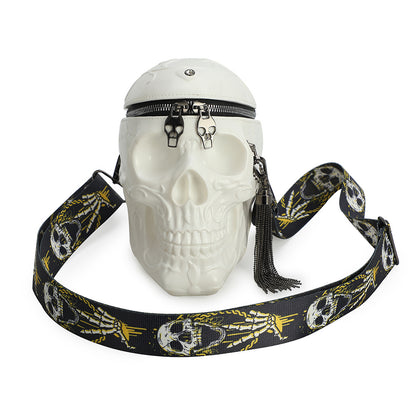 Skull shoulder bag