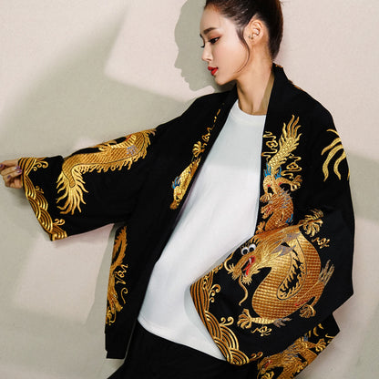 Dragon embroidered jacket