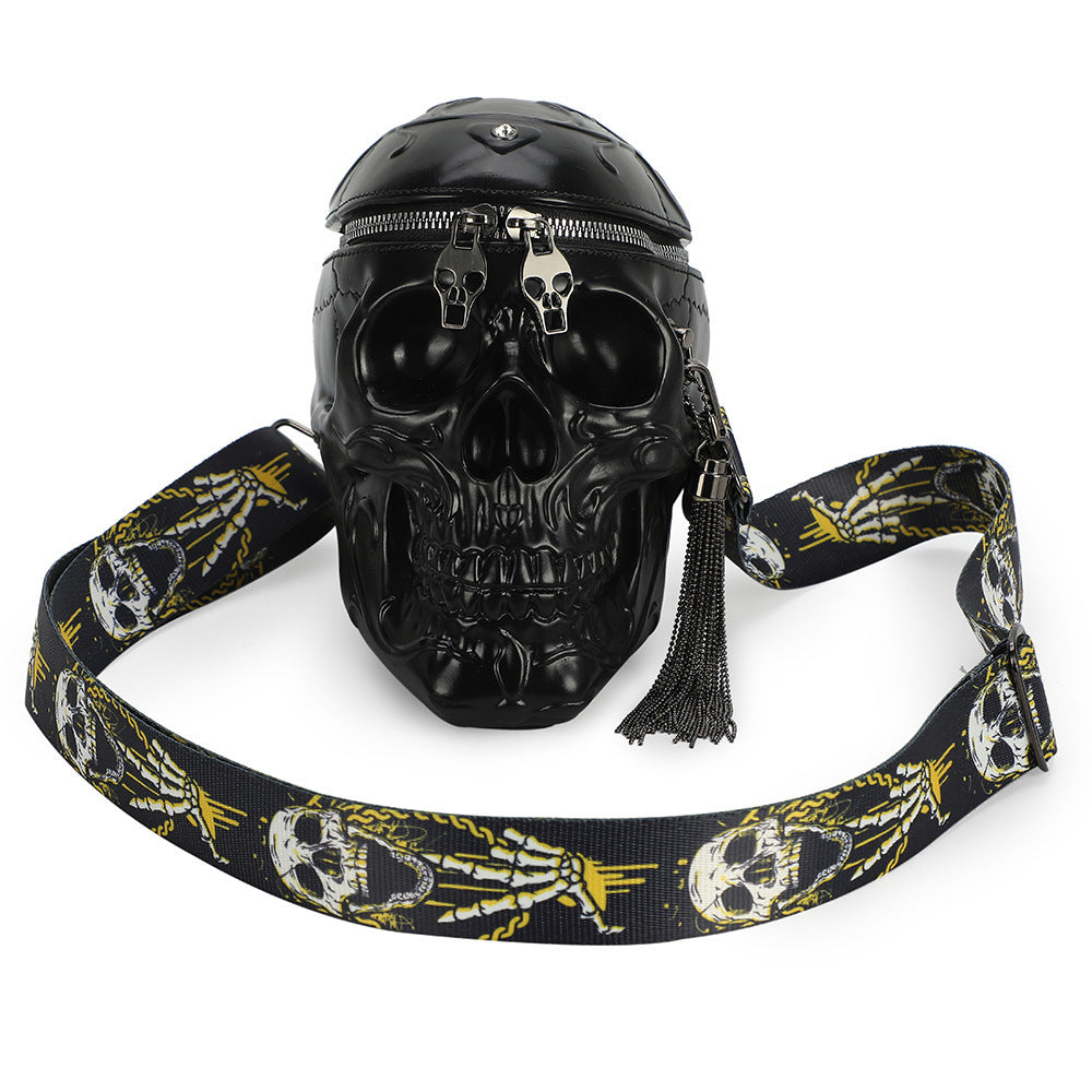 Skull shoulder bag