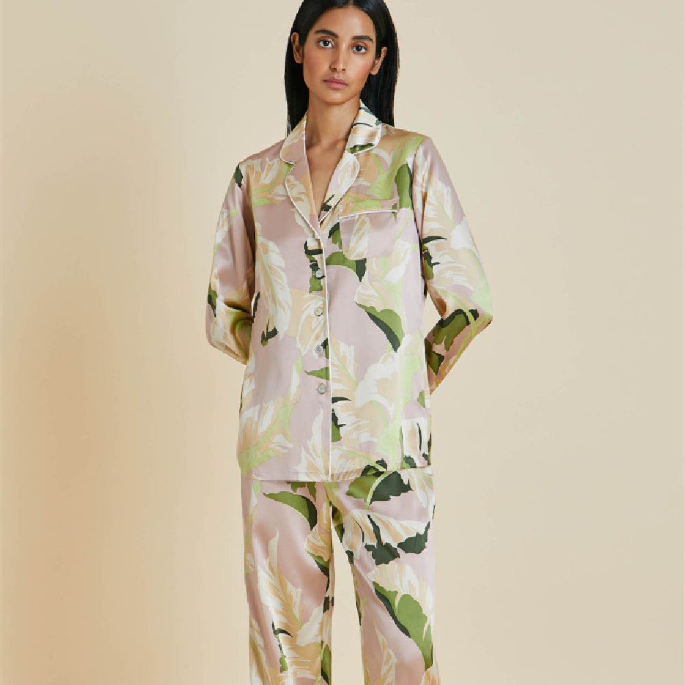 Women's Silk Pajamas And Household Clothes Set