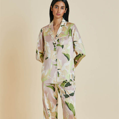 Women's Silk Pajamas And Household Clothes Set