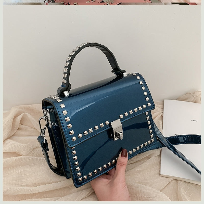 Petit sac femme mode européenne et américaine laque visage brillant