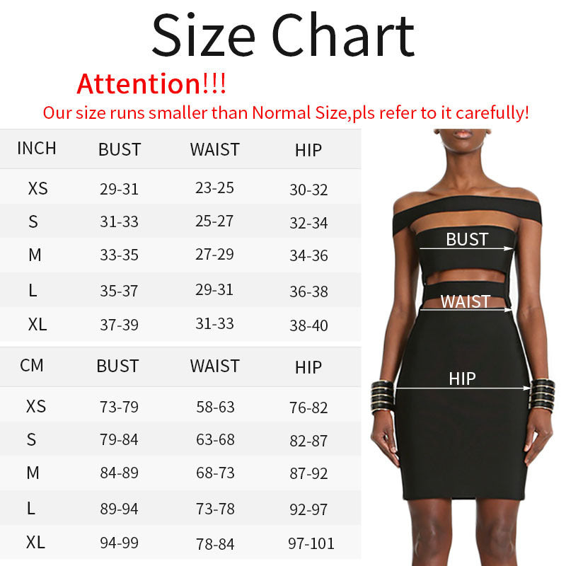 Elastic tight bandage dress European and American temperament banquet evening dress