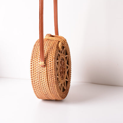 Art Hand-Woven Bag Pu Belt