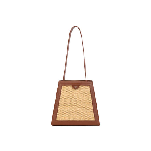 Simple Trapezoidal Stitching Handbag