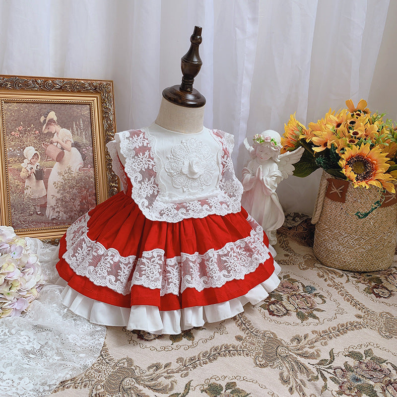 Dress Spanish Palace Pettiskirt Birthday Princess Dress