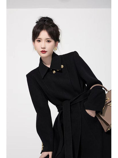 Cashmere High-grade Woolen Coat For Women All-matching