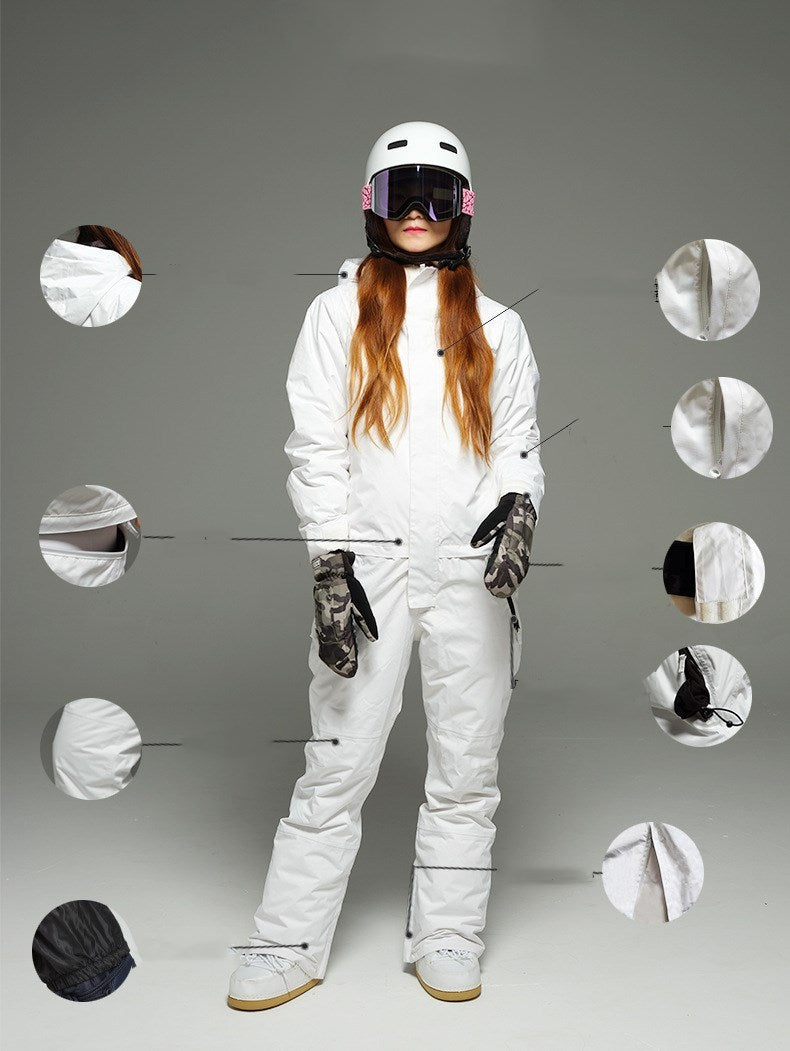 Ensemble pantalon de ski amovible