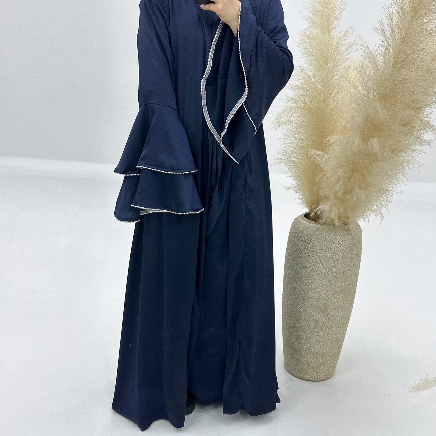 E-commerce Fashion Trim Dubai Turkish Elegant Robe