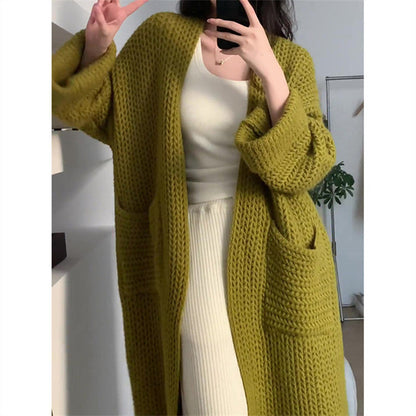 Autumn And Winter Cardigan Coat For Women