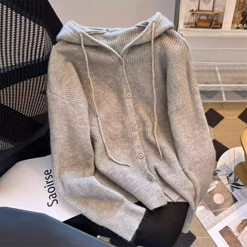 Gentle Elegant Style Sweater Coat For Women