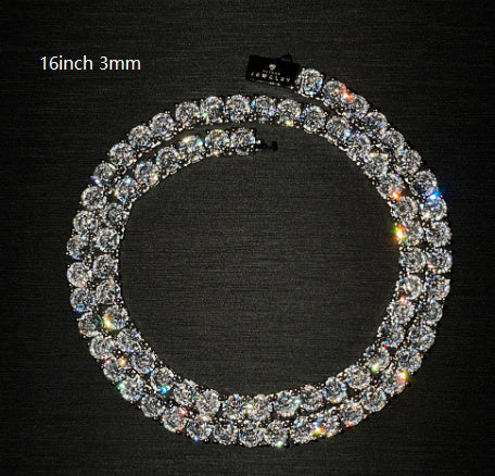 Female Creative Versatile Zircon Tennis Necklace