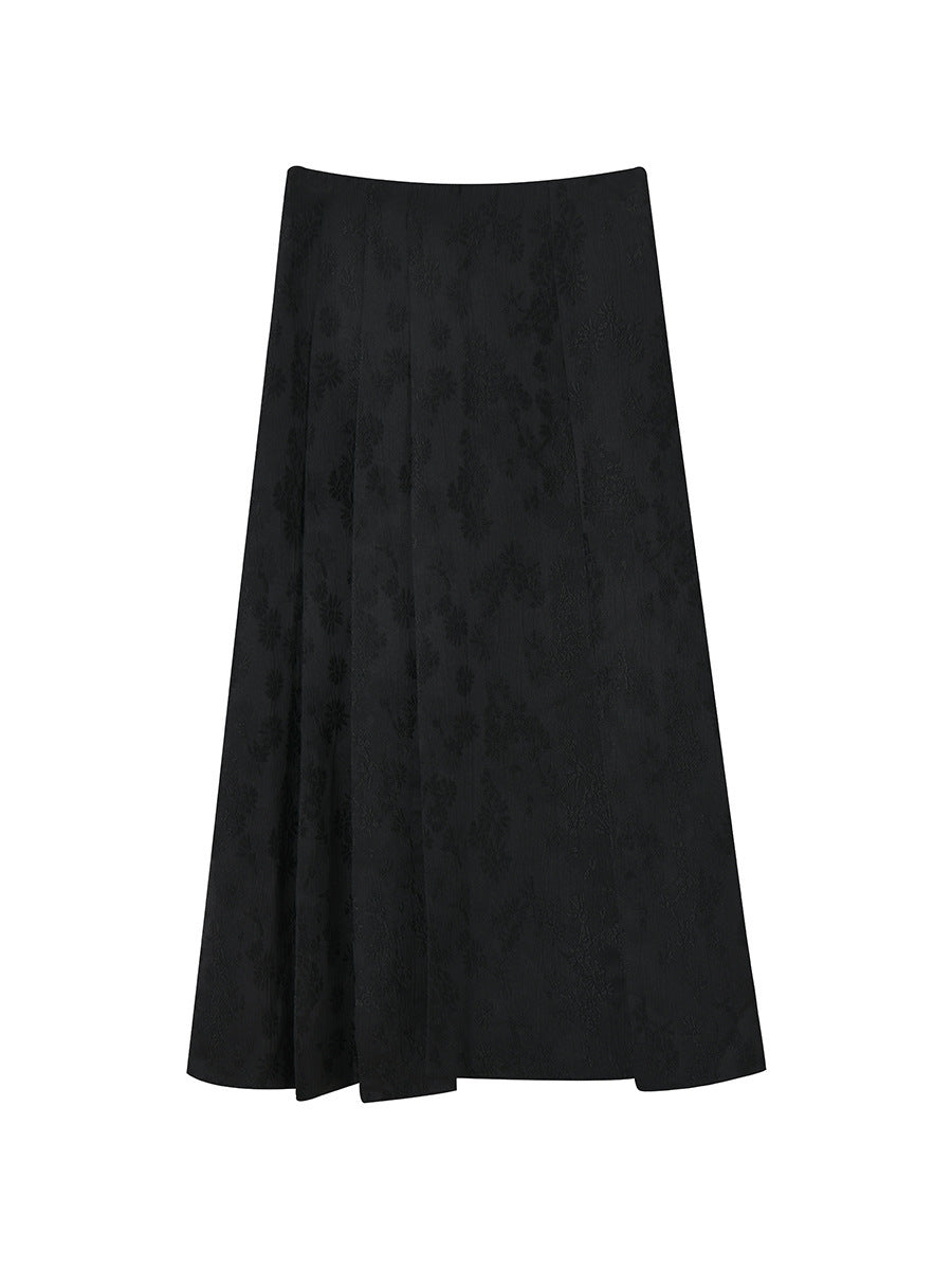 Jacquard Improved Horse-face Skirt Skirt For Women