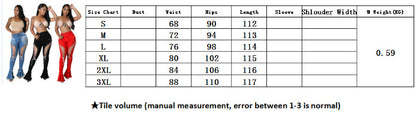 European And American Mid-waist Retro Tattered Jeans Elastic Corns Bandage Mop Denim Bell-bottom Pants