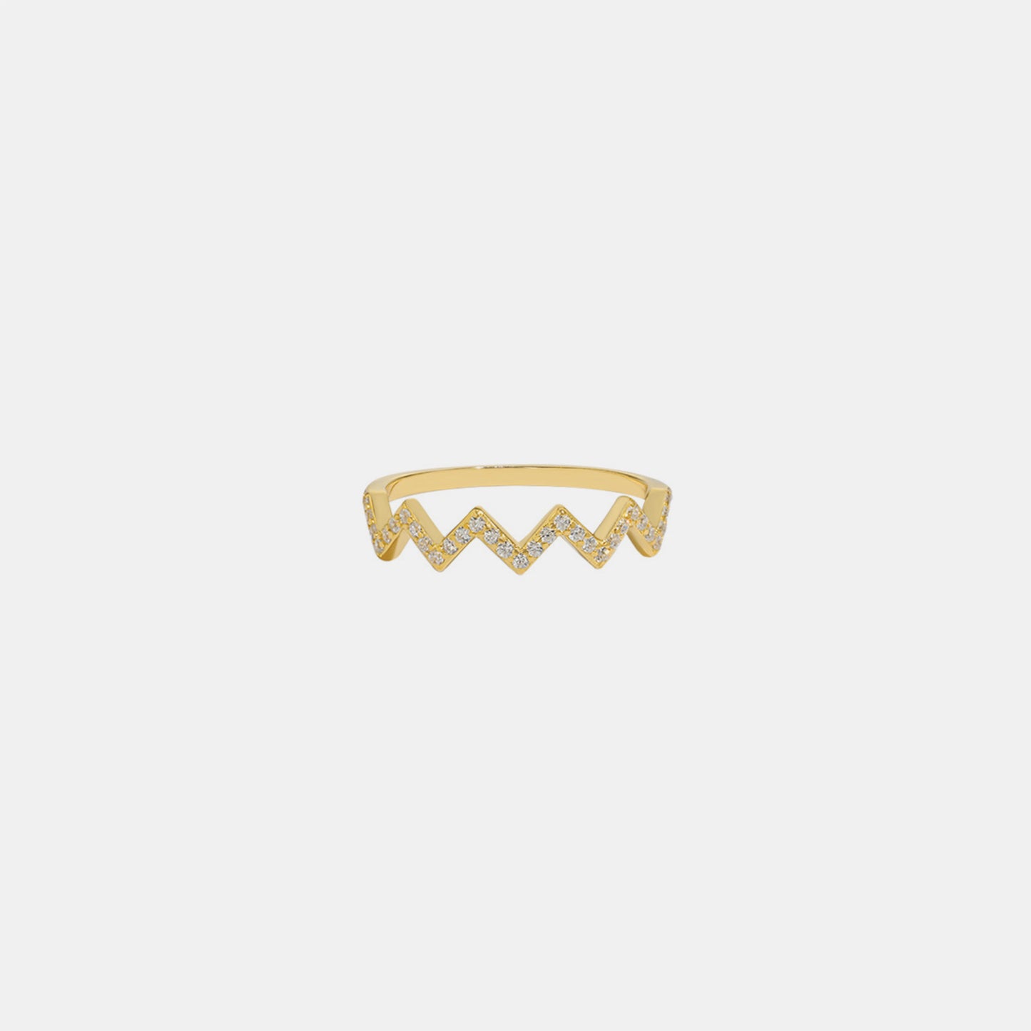 Wave Shape 925 Sterling Silver Ring