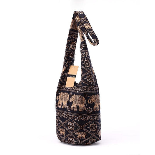 Bolsos bandolera con mandala de elefante