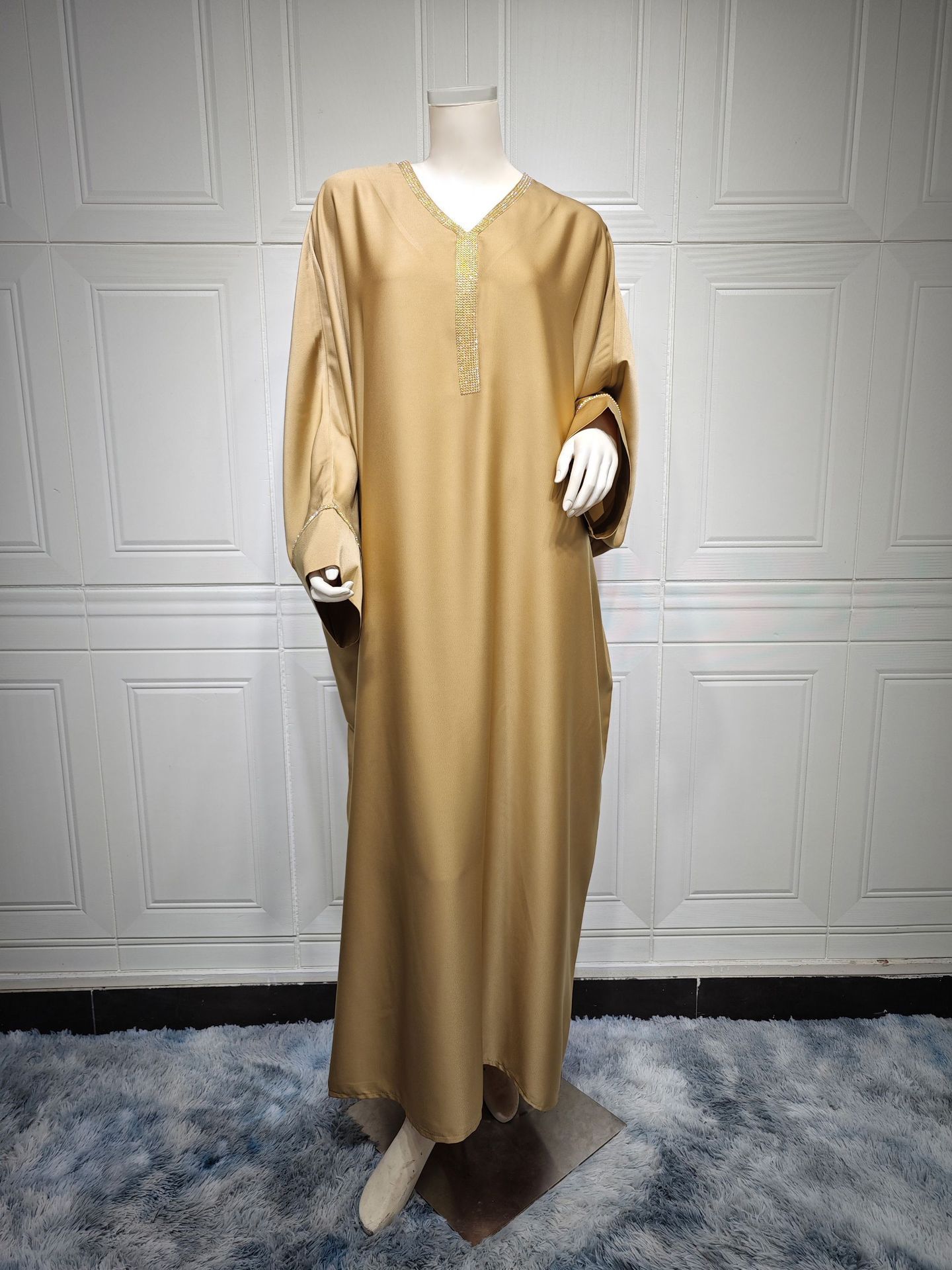 Women's Fashion Dress Batwing Sleeve Robe