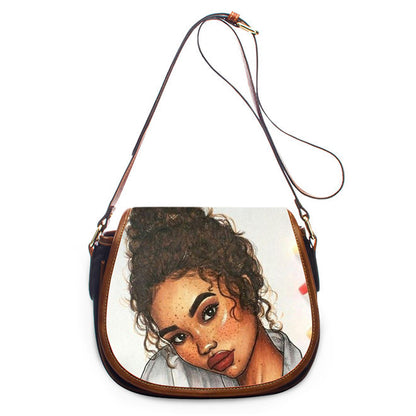 African Pu women's One Shoulder Messenger Bag