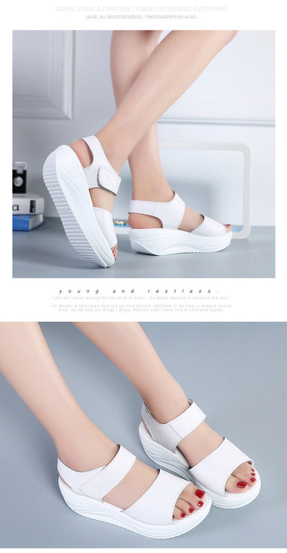 Women's Summer PU Platform Fashion Sandals