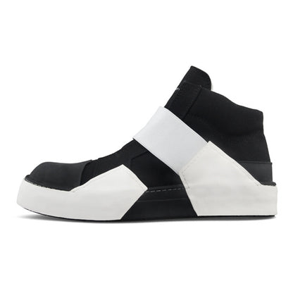 Sleeve Round Head High-top Shoes