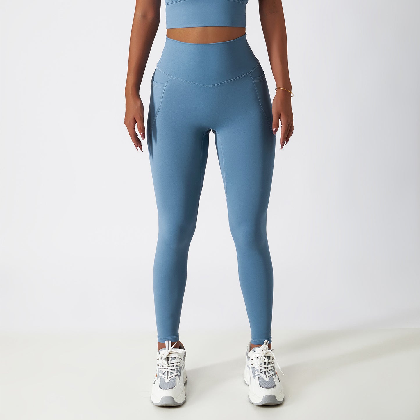 Pantalon de Fitness Slim taille haute à séchage rapide pour femmes