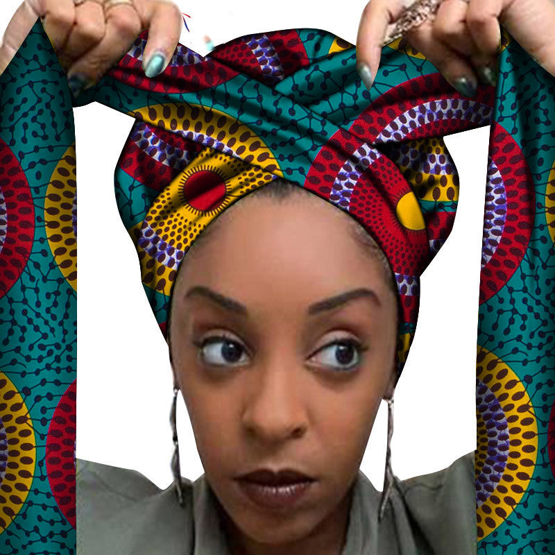 African printed hair accessories