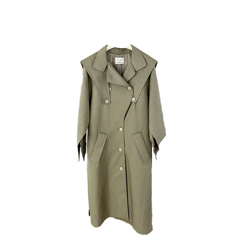 Women's Fashion Lapel Trench Coat