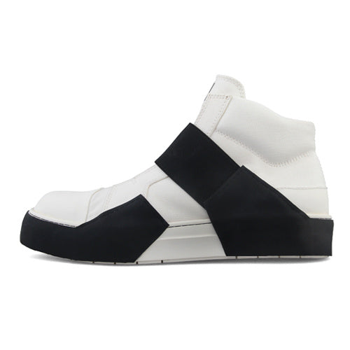 Sleeve Round Head High-top Shoes