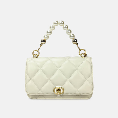 Bolso De Arco Iris Degradado Bolso Cuadrado Pequeño De Diamantes 