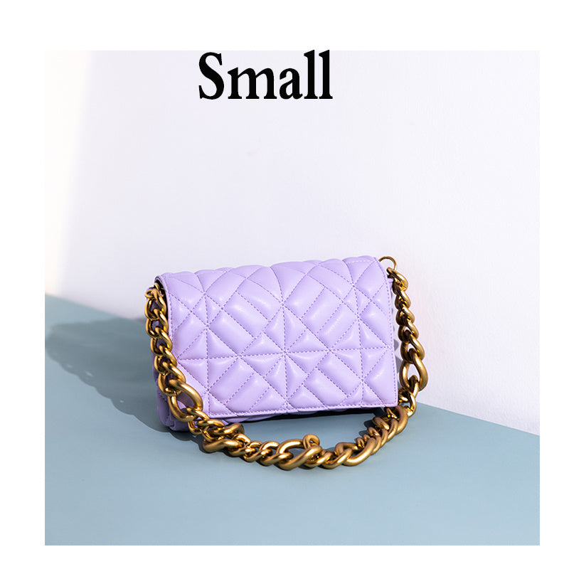 All-match Quilted One-shoulder Chain Bag Small Square Bag Envelope