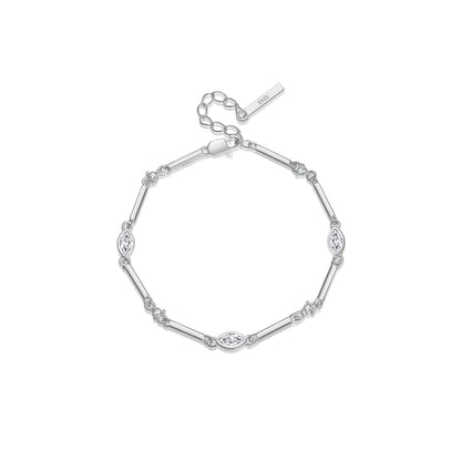 Pulsera de plata de ley S925 de moda para mujer