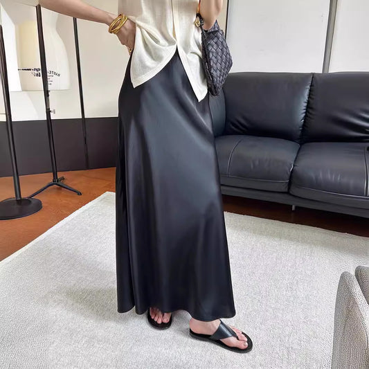 Fashion Personalized Satin Acetate Skirt For Women