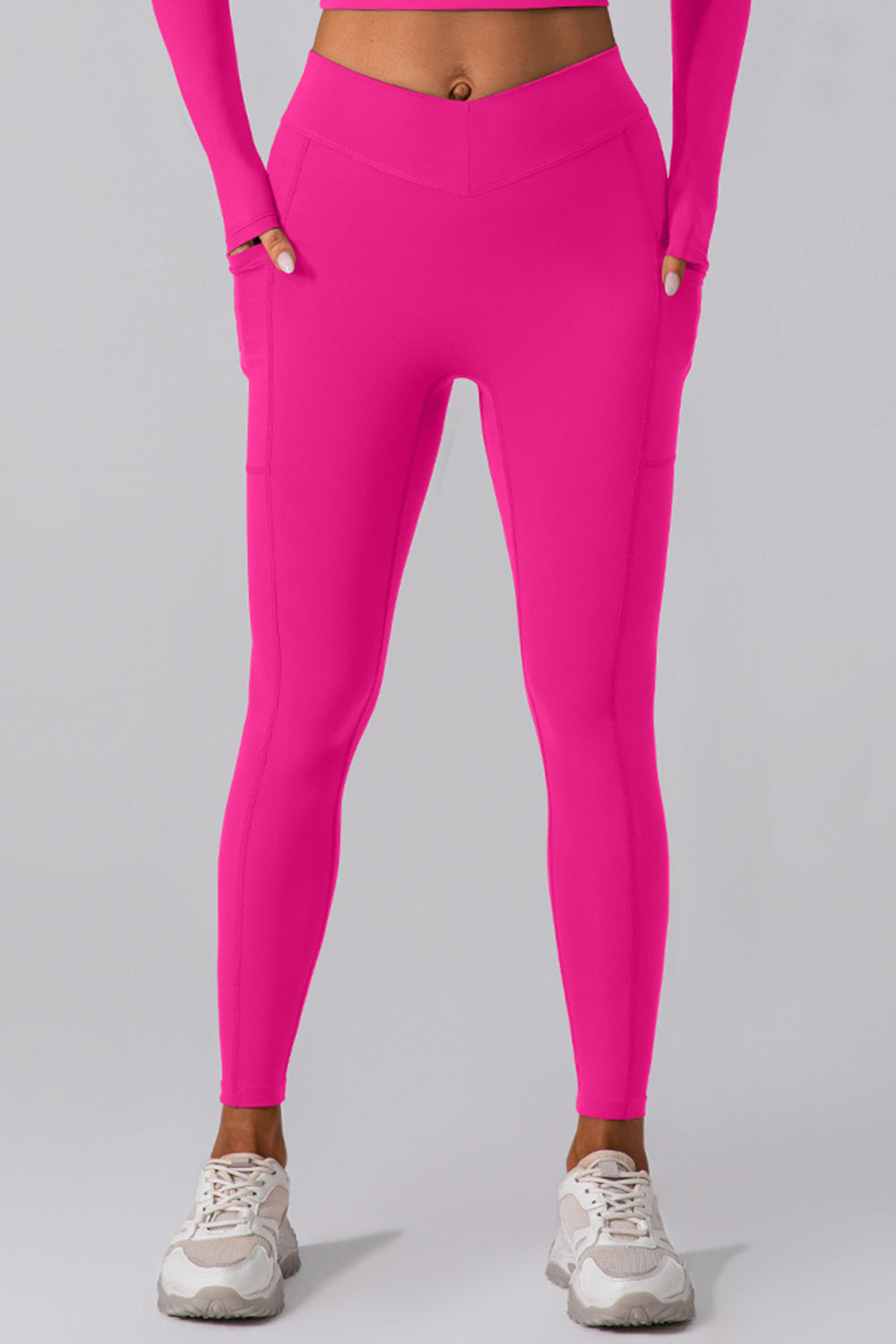 Legging actif taille haute avec poches