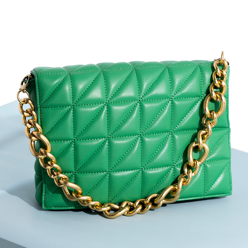 All-match Quilted One-shoulder Chain Bag Small Square Bag Envelope