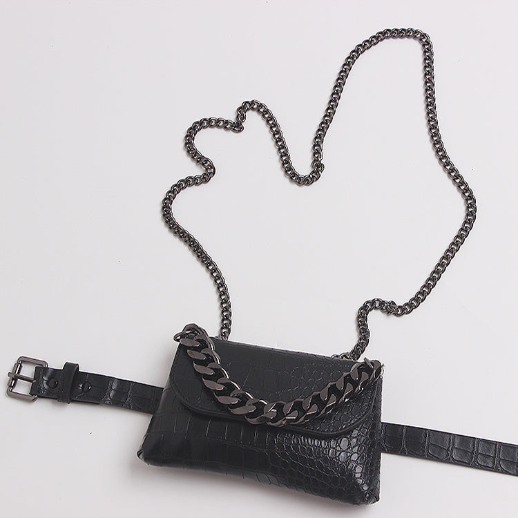 Simple Small  Belt Waist Mobile Phone Bag