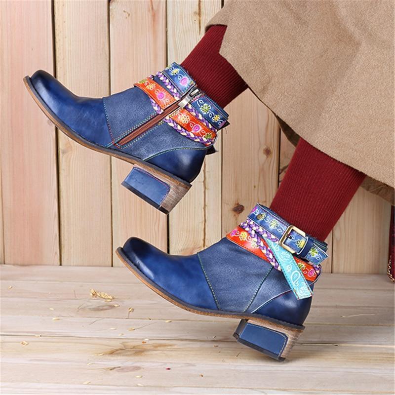 Yauvana Azul Ankle Boots