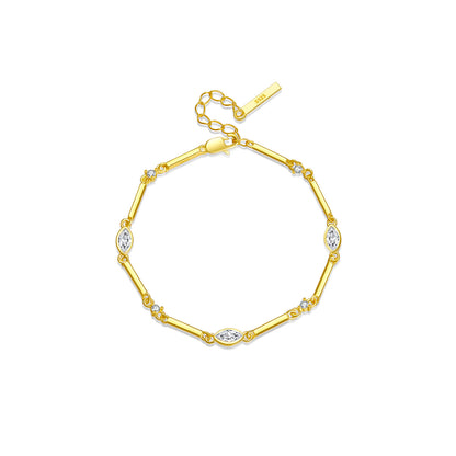 Pulsera de plata de ley S925 de moda para mujer