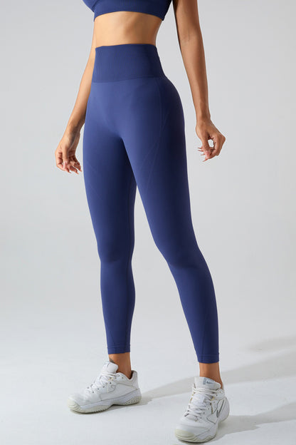 Leggings activos de cintura alta y cintura ancha