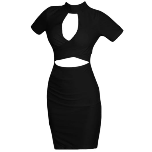 Sexy Hollow Nightclub Dress Dress Evening Dress Short Skirt