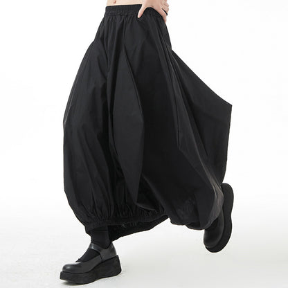 Women's Spring And Autumn Plus Size Loose Pleated Skirt